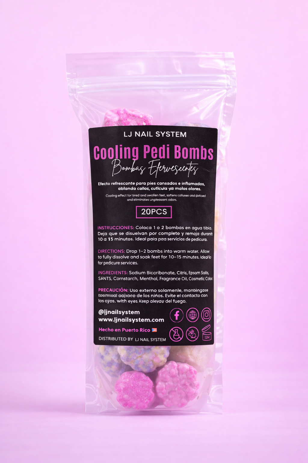 Cooling Pedi Bombs