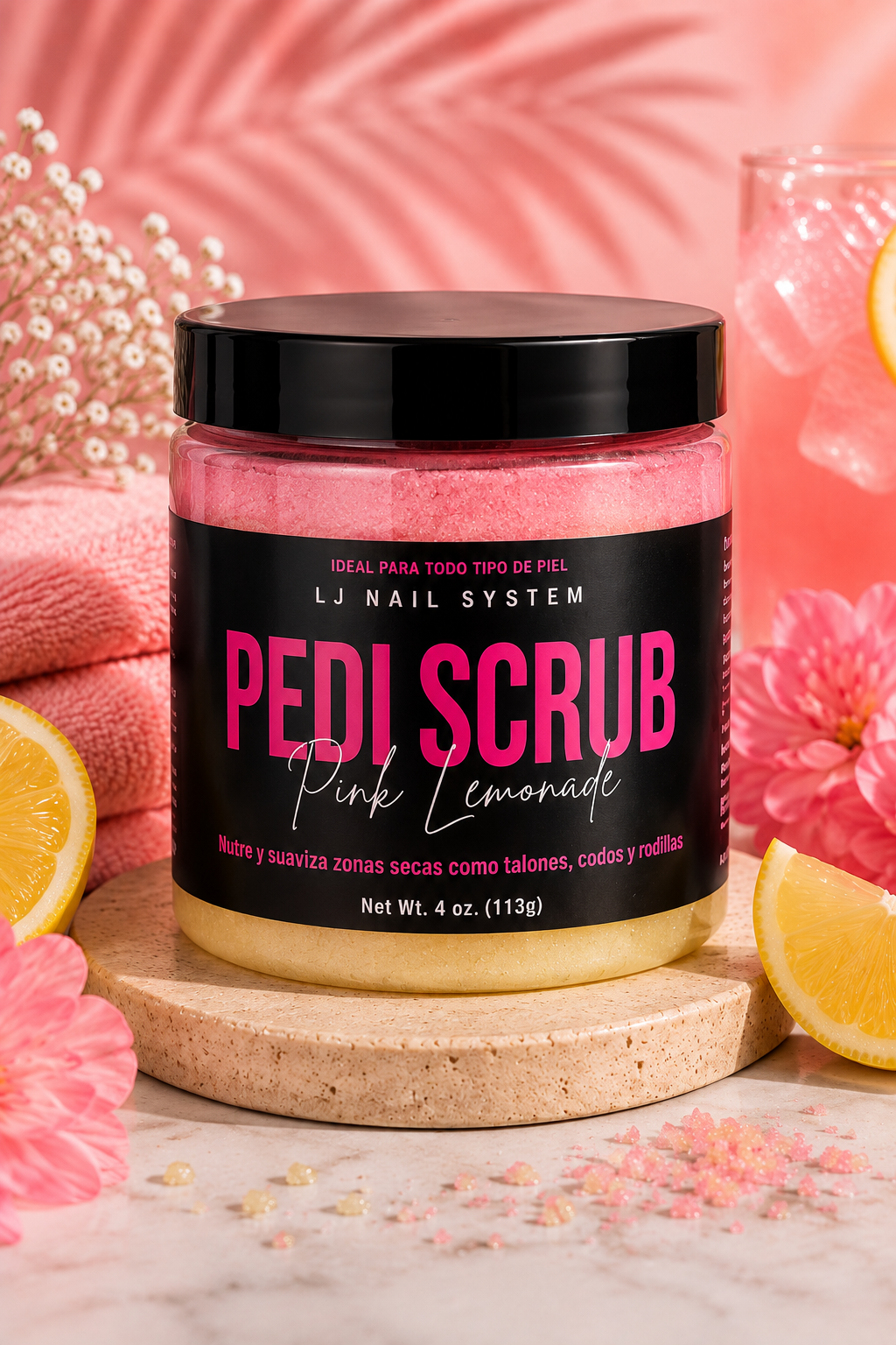 Pink lemonade-PEDI SCRUB