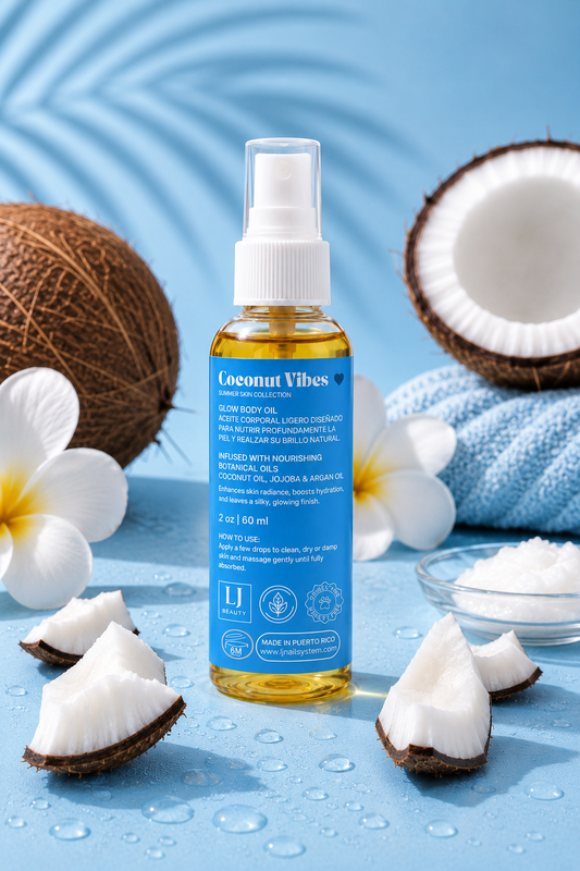 Aceite corporal ligero Coconut vibes